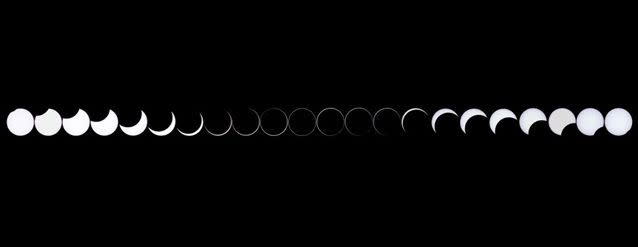 An annular eclipse. Source: Getty Images