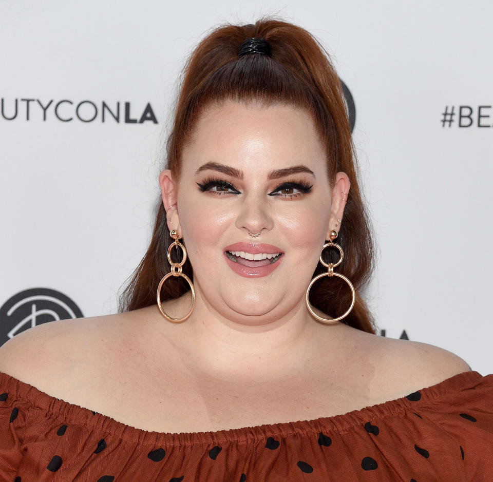 Closeup of Tess Holliday