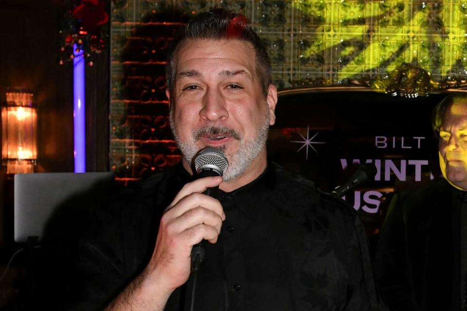 <p>Craig Barritt/Getty</p> Joey Fatone