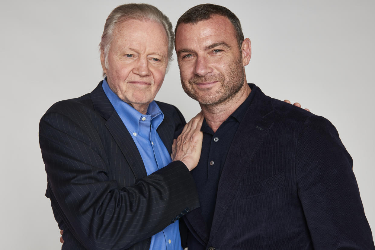 NEW YORK, NY - SEPTEMBER 20: Jon Voight (L) and Liev Schreiber of Showtime's Ray Donovan pose for a portrait during the 2018 Tribeca TV Festival on September 23, 2018 in New York City. (Photo by Matt Doyle/Getty Images)