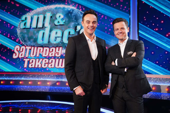 Ant McPartlin and Declan Donnelly have hosted Saturday Night Takeaway for 20 series since 2002.