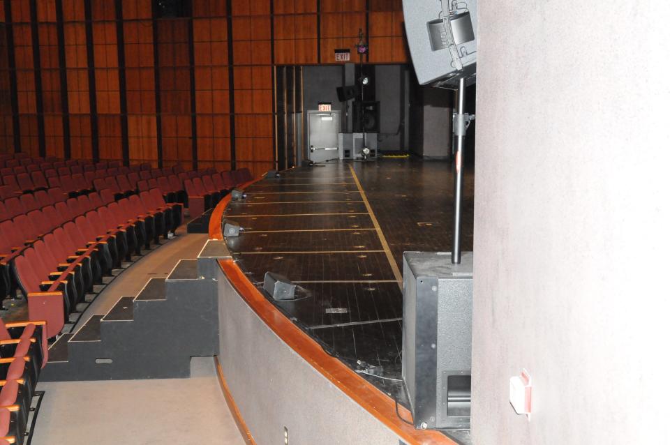 Where the magic flows from the stage at Pasquerilla Performing Arts Center at the University of Pittsburgh at Johnstown.