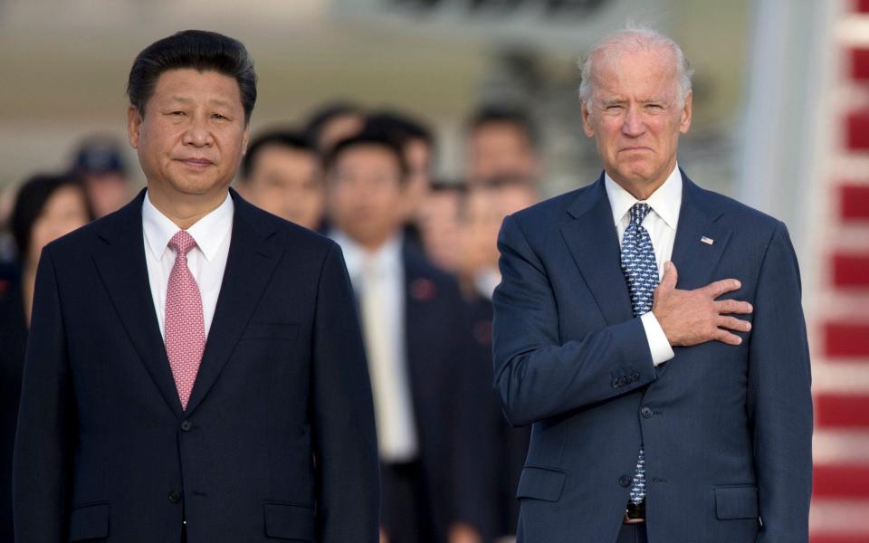 hinese President Xi Jinping, Vice President Joe Biden - Carolyn Kaster /AP