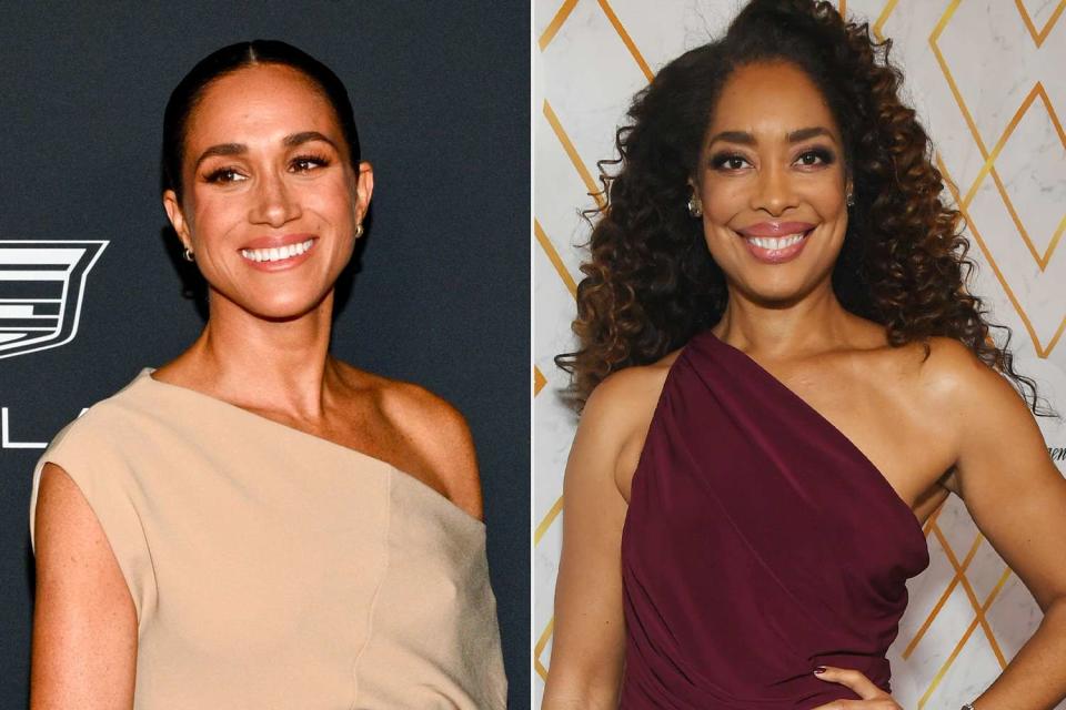 <p>Getty</p> Meghan Markle and Gina Torres