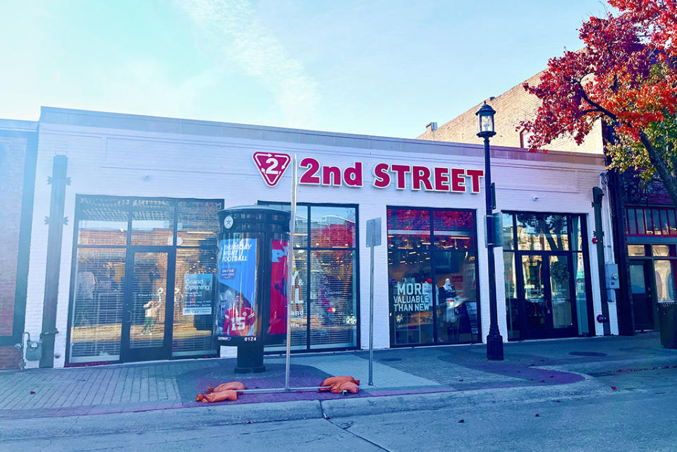 The exterior of 2nd Street’s new Dallas store. - Credit: 2nd Street