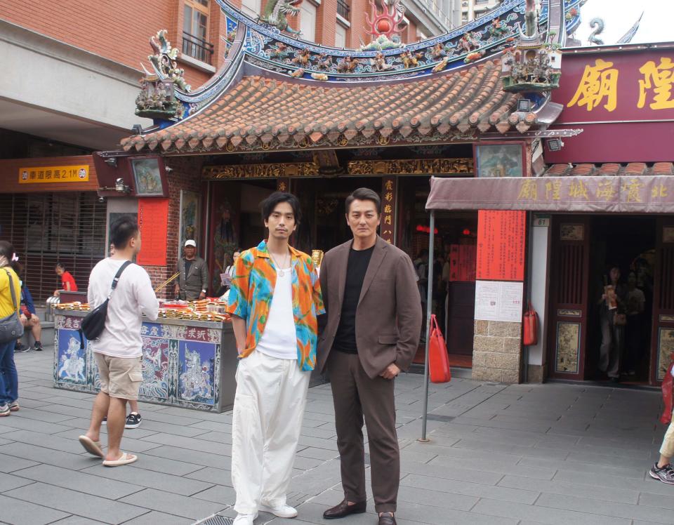 《日本統一》特地移師台灣，5日也在霞海城隍廟拍攝。（圖／希望影視提供）