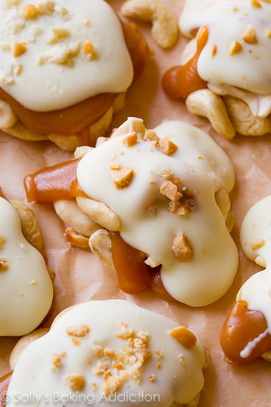 White Chocolate Caramel Clusters