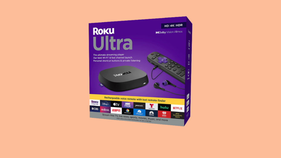 A streaming device like the Roku Ultra can help you watch all of the baseball games you desire.