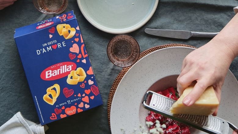 Barilla heart-shaped pasta