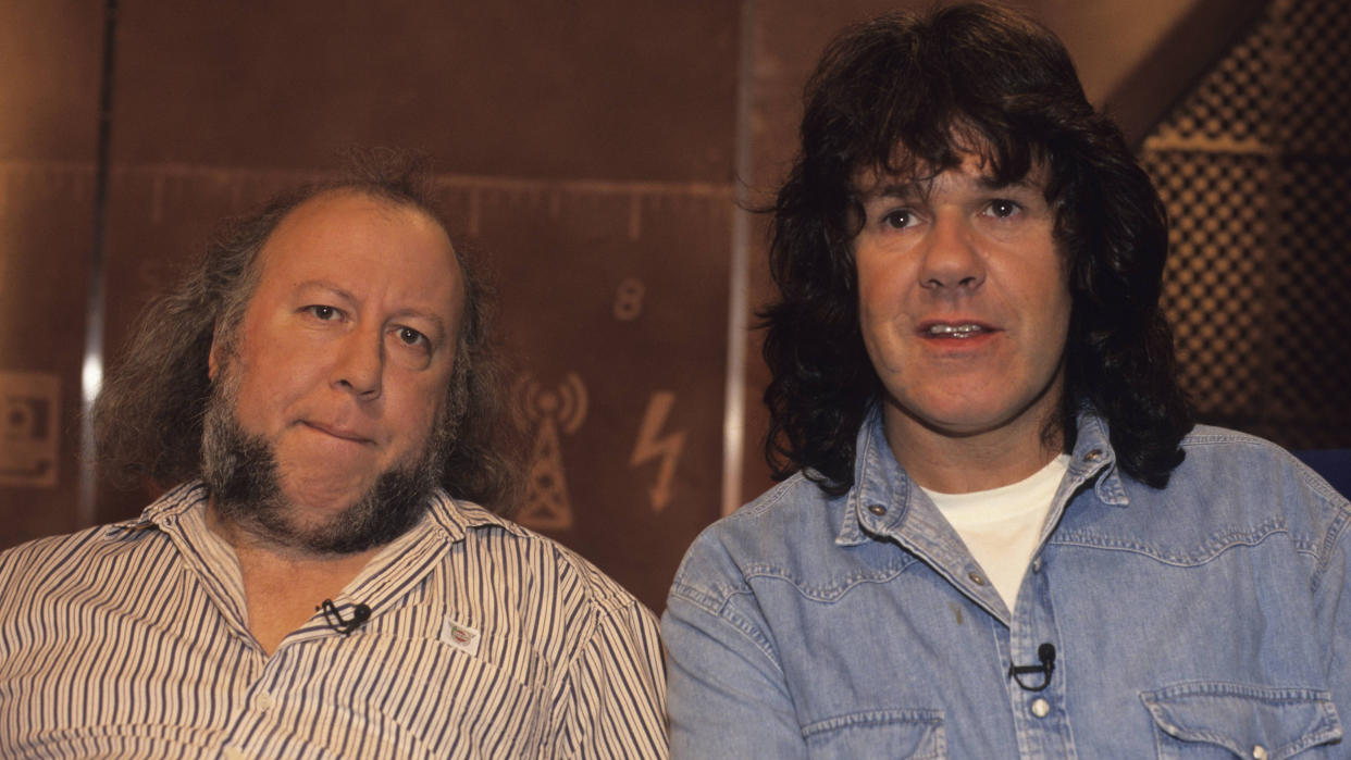  Photo of Gary MOORE and Peter GREEN, Peter Green & Gary Moore, 1996 
