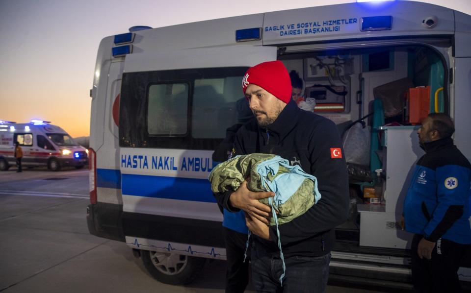 The babies were transferred to a hospital - Anadolu Agency