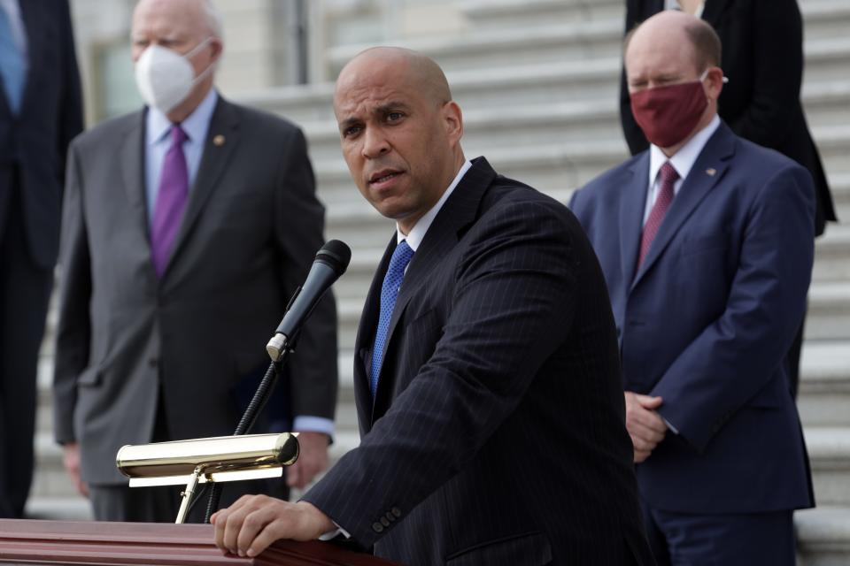 U.S. Sen. Cory Booker, D-N.J., wants to add debt relief for farmers to the Democrats' $3.5 trillion spending bill.