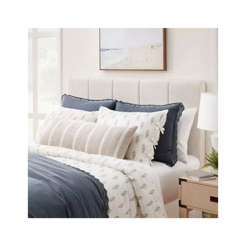 Threshold Halecrest Channel Tufted Headboard