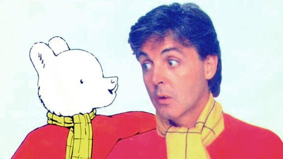 '<i>We All Stand Together</i>' from the animated film <i>Rupert and the Frog Song</i> and reached number three in the UK Singles Chart in 1984. (Parlophone)