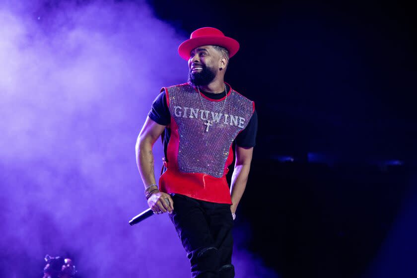 Ginuwine performs at the 2019 Essence Festival at the Mercedes-Benz Superdome, Sunday, July 7, 2019, in New Orleans. (Photo by Amy Harris/Invision/AP)