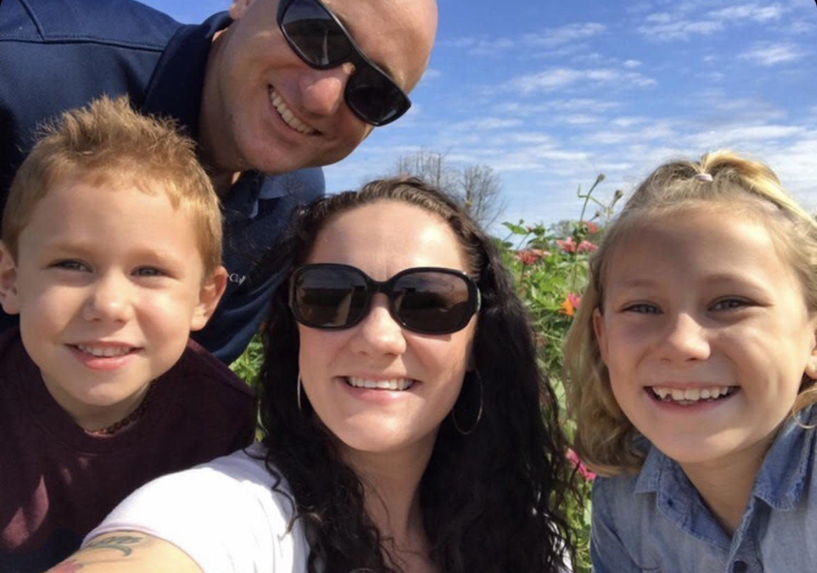 Ryan and Holly Soape with their children, Jackson and Audrey. / Credit: Holly Soape