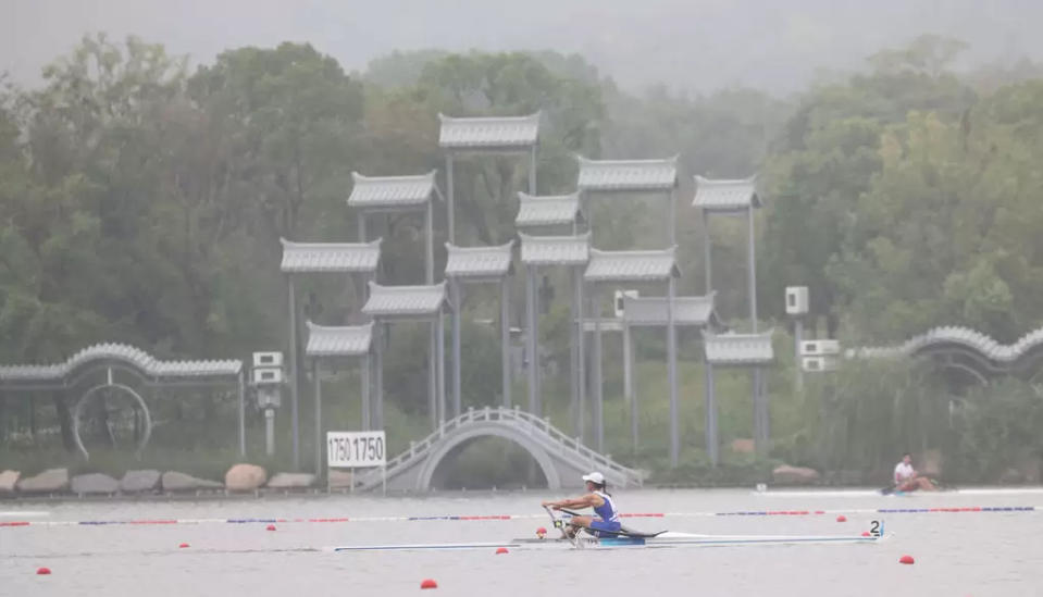「划船甜心」黃義婷晉級決賽。中華奧會提供