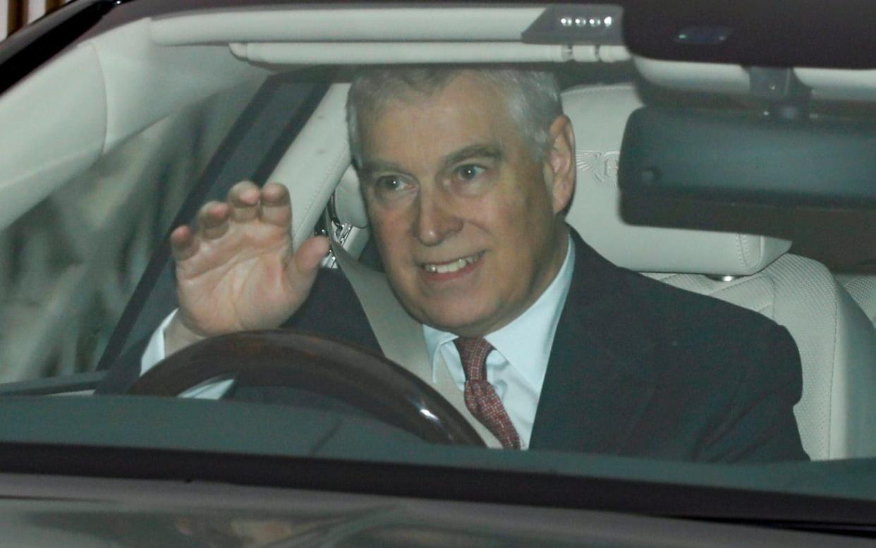 Prince Andrew leaves his home in Windsor on Thursday morning - CLICK NEWS AND MEDIA 