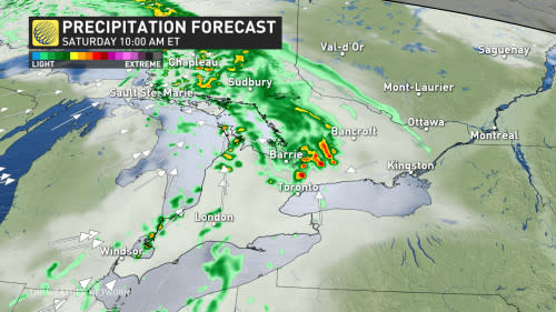 Baron - Saturday 10 am precip Ontario