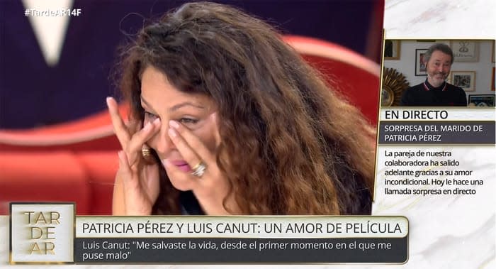 Luis Canut sorprende a Patricia Pérez en pleno directo: Me salvaste la vida