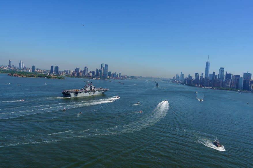Fleet Week New York 2024 kicks off with ceremonial Parade of Ships.