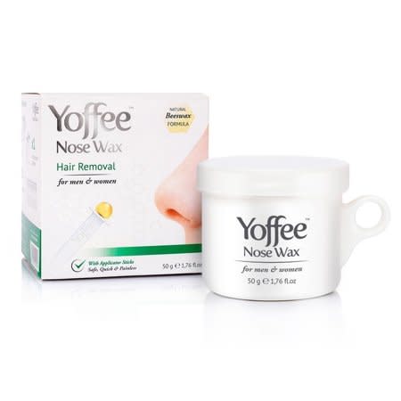 Yoffee Nose Wax Hair Removal with Natural Beeswax Formula. Safe, Quick and Painless 1.76 fl.oz (Amazon / Amazon)