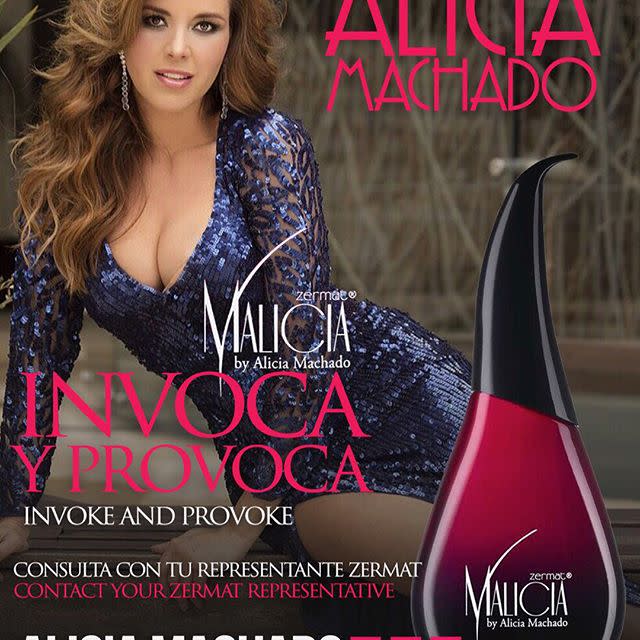 Alicia Machado con maquillaje/Alicia Machado/Instagram
