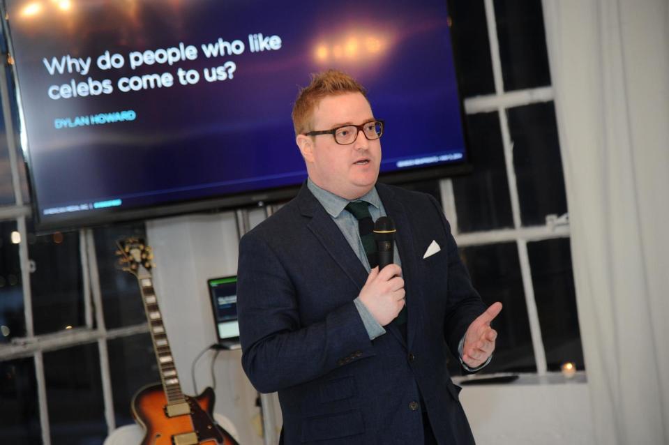 PHOTO: In this May 5, 2014, file photo, Editor-In-Chief of Radar Online, Dylan Howard speaks during an event in New York. (Ilya S. Savenok/Getty Images, FILE)