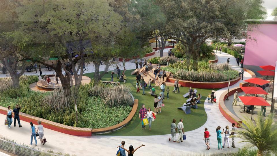 The Domain, a mixed-use mall location in Austin, Texas, is getting a multi-million renovation with plans for outdoor seating and open space.
