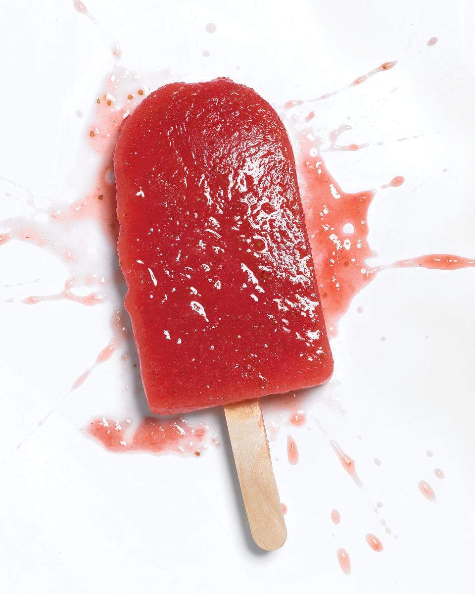 Watermelon-Strawberry Pops