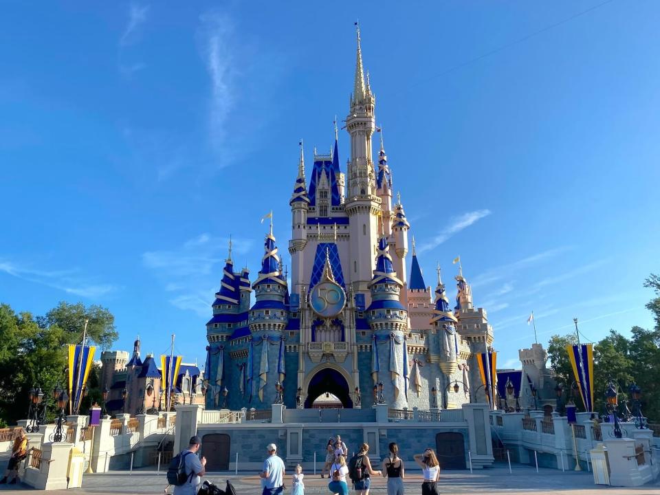 Cinderella Castle at Magic Kingdom in August 2021.