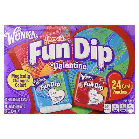 21) Fun Dip Valentine Card & Candy Kit