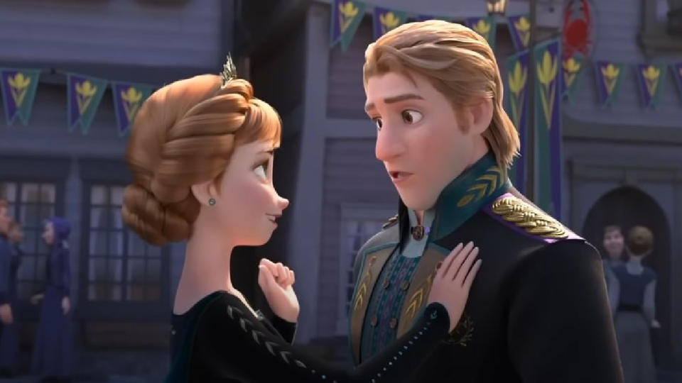 Kristoff Dressing Up For Anna (Frozen 2)