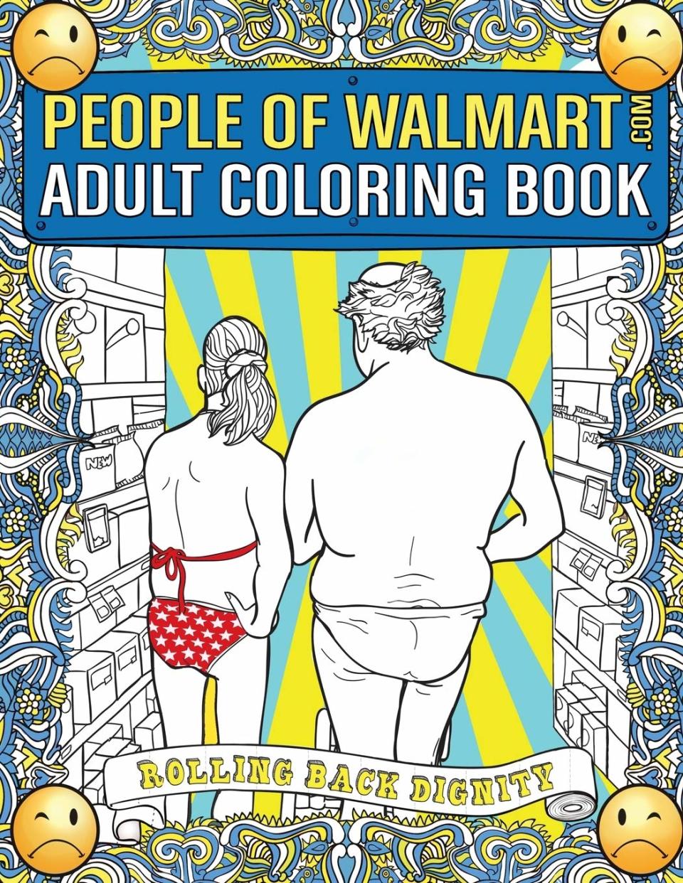 people of walmart coloring book, funny coloring book