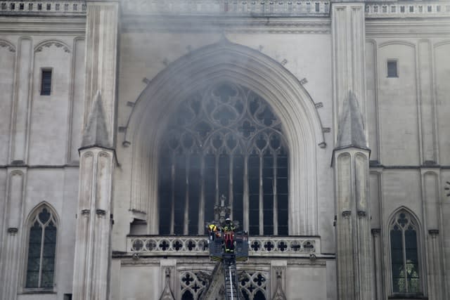 France Cathedral Fire