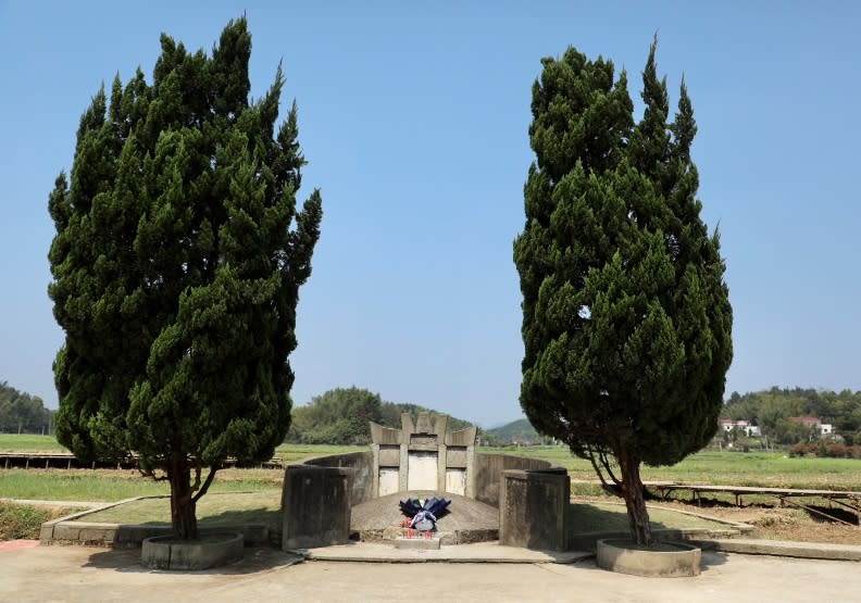 前總統馬英九祖父馬立安的墓園。張智傑攝