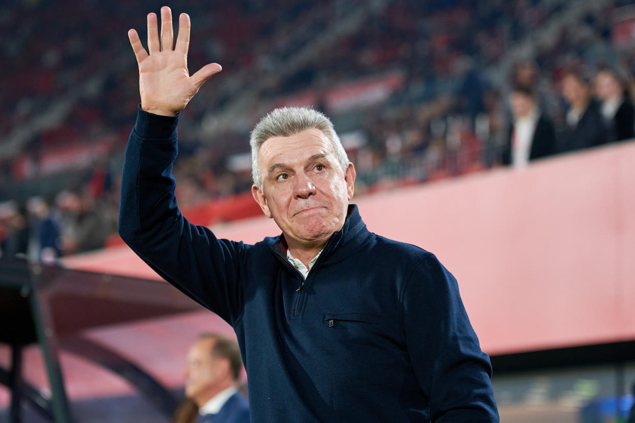 Javier Aguirre en un partido entre el Mallorca y Cádiz en noviembre pasado. (Cristian Trujillo/Quality Sport Images/Getty Images)