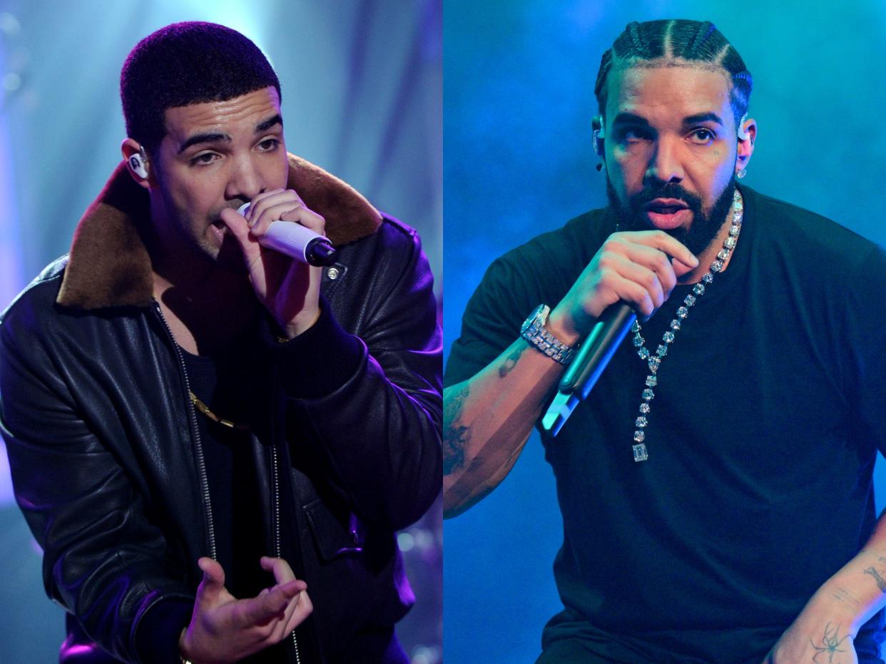 drake then and now