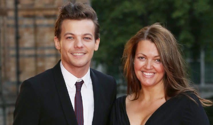 Louis sadly lost his mother to cancer in December.