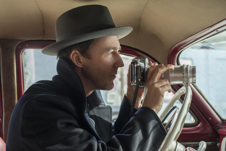 Edward Norton in 'Motherless Brooklyn'. (Credit: Glen Wilson/Warner Bros)