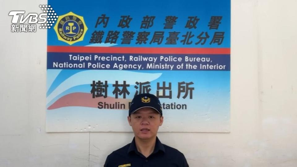 鐵路警察局台北分局樹林派出所長蘇建瑋表示，警方已介入調查。（圖／TVBS）