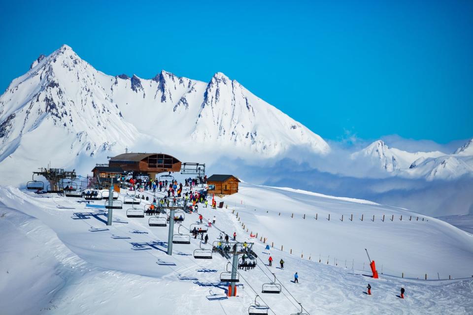 Les Arcs is part of the Paradiski area, the second-largest linked ski area in the world (Getty Images/iStockphoto)