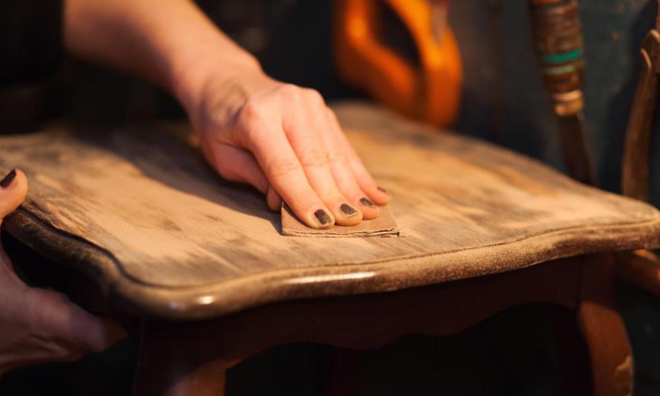 ‘You’ll need a lot of elbow grease’ ... how to spruce up an old table top.