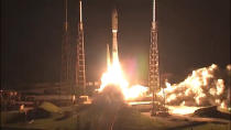 An unmanned Atlas V rocket carrying the U.S. Navy's Mobile User Objective System 4 satellite (MUOS-4) launches into space from Florida's Cape Canaveral Air Force Station in a pre-dawn liftoff on Sept. 2, 2015.