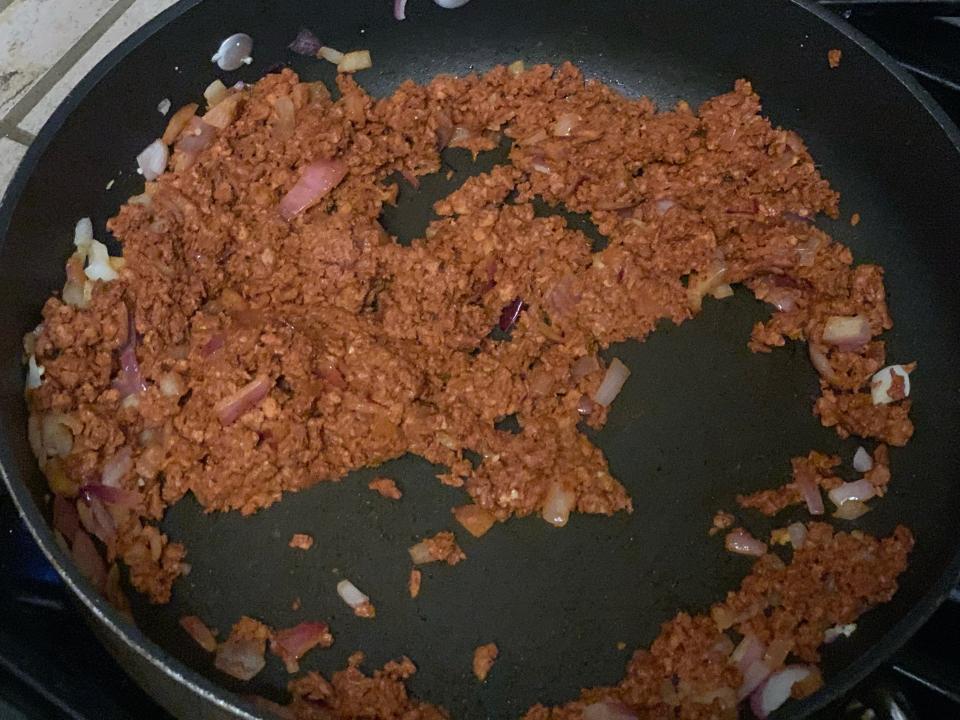 trader joe's soy chorizo