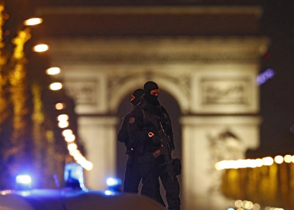 Police officers shot at Champs Elysees in Paris