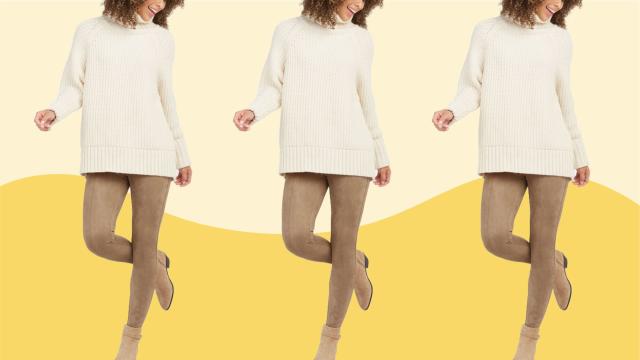 Spanx's New Faux Suede Leggings Sold Out in Less Than a Month After  Launch—but They're Finally Back in Stock