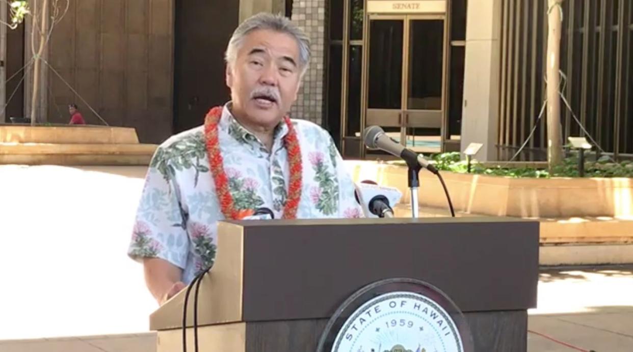 Hawaiian Gov David Ige (D) signed two new climate bills into law on Tuesday that adhere to the Paris&nbsp;Agreement. (Photo: overnorhawaiigov)