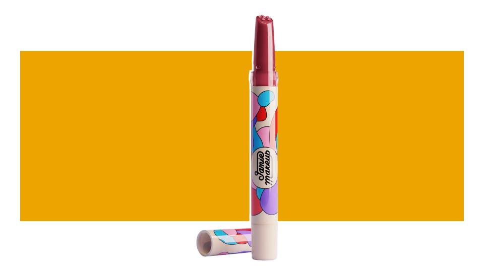 Moisturize the lips with this Jamie Makeup The Bloss lip balm.