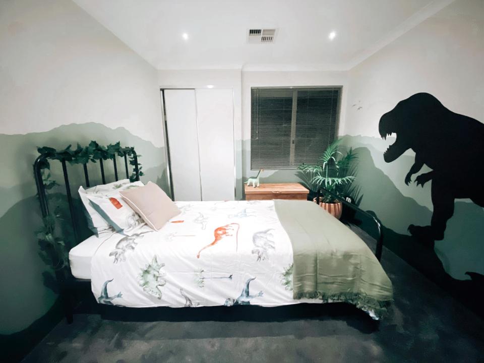 Dinosaur themed bedroom 